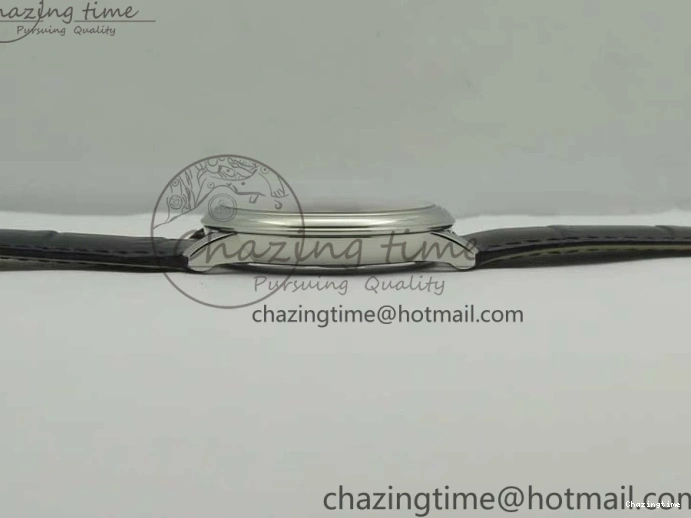 0413 De Ville Prestige Small Second TWF 1:1 Best Edition Black Dial on Black Leather Strap MIYOTA Resilient 8037